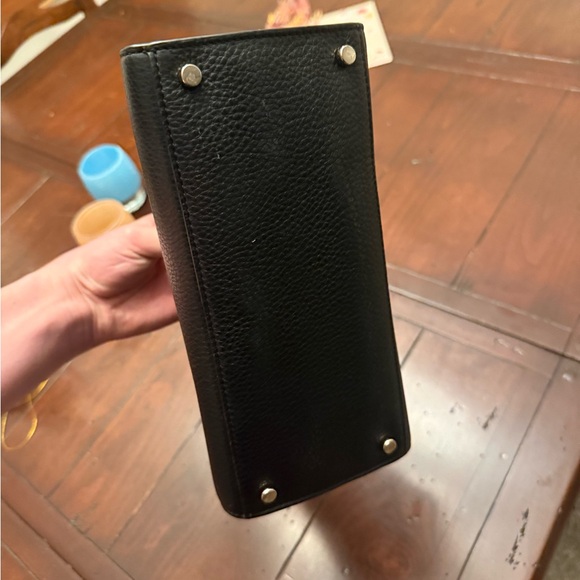 Kate Spade Black Leather Satchel with Tassels USED - Picture 5 of 12